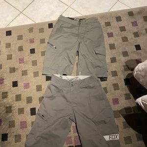 2 pairs of fox ranger mtb shorts mens size 30